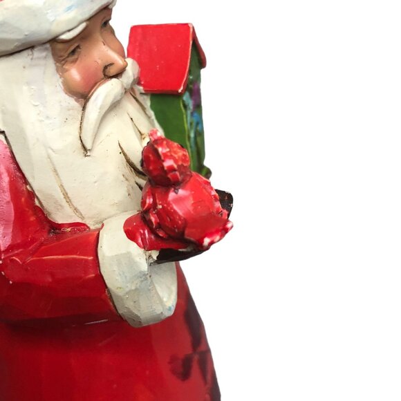 Jim Shore Santa Claus Christmas Ornament Cardinal  2014 Holiday Decor Folkart Ho - Picture 12 of 14